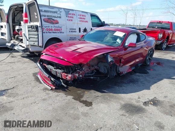 2018 Ford Mustang EcoBoost with VIN 1FA6P8TH7J5118689, listed as a IAAI auction lot 41635140 with 110,579 mi miles and . Bid and sale history available at carsss.com. Image 17.