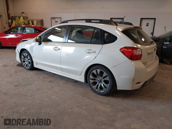 2015 Subaru Impreza Special Sports Premium z VIN JF1GPAT62F8282822, wystawiony jako IAAI lot #41961793 z przebiegiem 65 493 mil mil oraz . Historia ofert i sprzedaży dostępna na DreamBid. Obrazek 3.