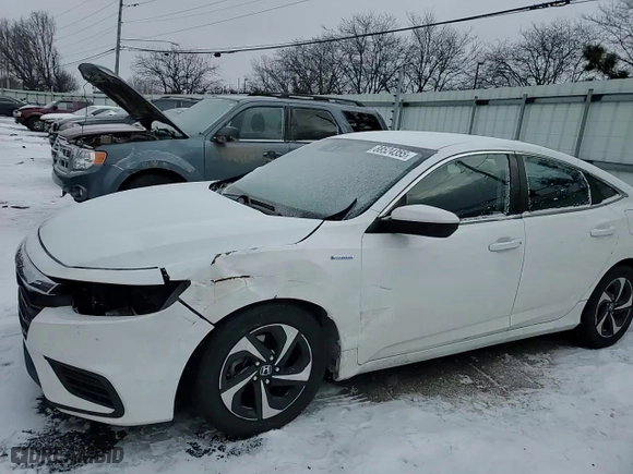 2022 Honda Insight EX with VIN 19XZE4F51NE010943, listed as a Copart auction lot 88524355 with 124,970 mi miles and Salvage Title. Bid and sale history available at carsss.com. Image 10.