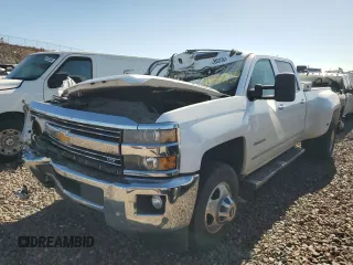 2015 Chevrolet Silverado 3500HD LTZ with VIN 1GC4K0E81FF138260, listed as a Copart auction lot 79938764 with 142,939 mi miles and Salvage Title. Bid and sale history available at carsss.com. Image 2.