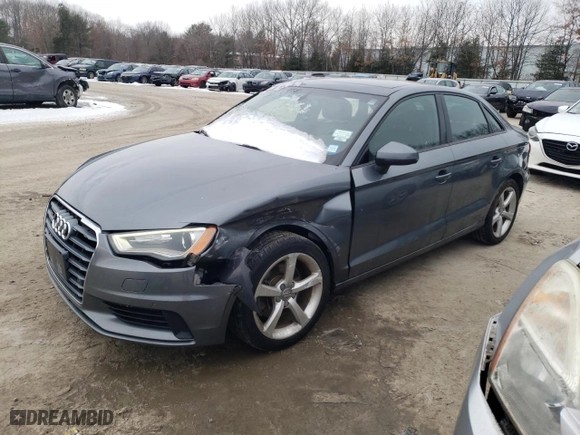 2015 Audi A3 2.0T Premium with VIN WAUBFGFF6F1139173, listed as a Copart auction lot 43502665 with 182,003 mi miles and Non Repairable. Bid and sale history available at carsss.com. Image 1.