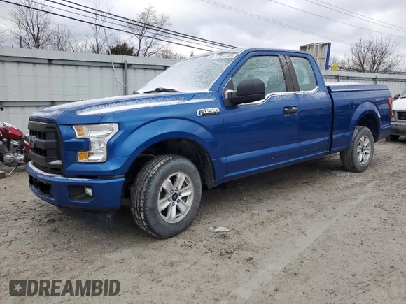 2017 Ford F-150 XL with VIN 1FTEX1C80HKC89714, listed as a Copart auction lot 47952195 with 84,123 mi miles and Salvage Title. Bid and sale history available at carsss.com. Image 1.