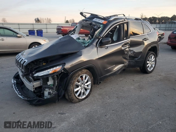 2017 Jeep Cherokee Limited z VIN 1C4PJLDS8HW643570, wystawiony jako Copart lot #85010674 z przebiegiem 78 184 mil mil oraz Szkoda całkowita • Salvage title. Historia ofert i sprzedaży dostępna na DreamBid. Obrazek 1.