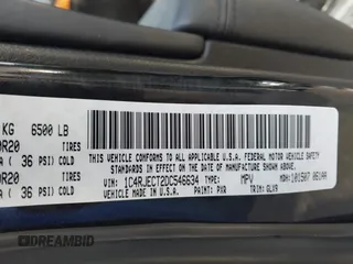 2013 Jeep Grand Cherokee Overland with VIN 1C4RJECT2DC546634, listed as a IAAI auction lot 41180807 with 111,897 mi miles. Bid and sale history available at carsss.com. Image 9.