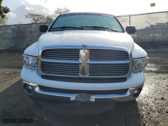 2004 Dodge Ram 1500 SLT with VIN 1D7HA18D74J207729, listed as a Copart auction lot 52185955 with 167,797 mi miles and Salvage Title. Bid and sale history available at carsss.com. Image 5.