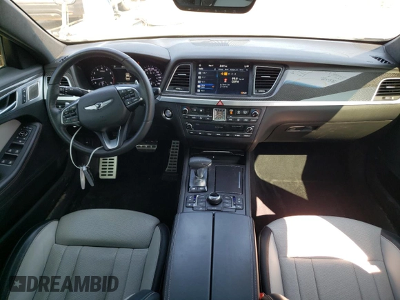 2020 Genesis G80 3.3T Sport with VIN KMTFN4JB8LU321981, listed as a Copart auction lot 70036414 with 35,005 mi miles and Salvage Title. Bid and sale history available at carsss.com. Image 8.