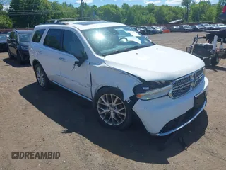 2015 Dodge Durango Citadel z VIN 1C4RDJEG5FC938655, wystawiony jako IAAI lot #42311786 z przebiegiem 146 928 mil mil oraz . Historia ofert i sprzedaży dostępna na DreamBid. Obrazek 1.