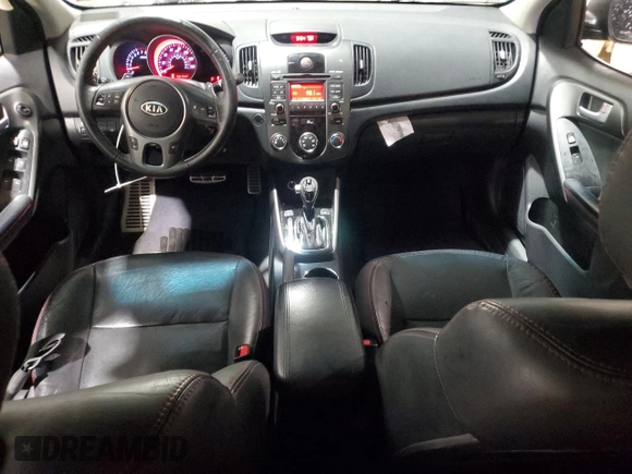 2012 Kia Forte SX with VIN KNAFW4A35C5490335, listed as a Copart auction lot 51386775 with 38,713 mi miles and Salvage Title. Bid and sale history available at carsss.com. Image 8.