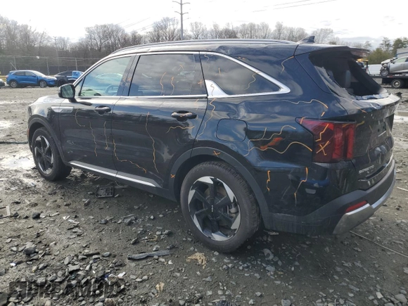 2025 Kia Sorento Hybrid EX with VIN KNDRHDJGXS5338773, listed as a Copart auction lot 47635515 with 2,904 mi miles and Salvage Title. Bid and sale history available at carsss.com. Image 2.