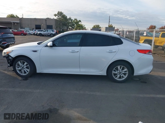 2016 Kia Optima LX with VIN 5XXGT4L34GG062691, listed as a IAAI auction lot 40743940 with 99,069 mi miles and . Bid and sale history available at DreamBid. Image 14.