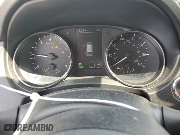 2017 Nissan Rogue SV with VIN KNMAT2MT0HP530855, listed as a Copart auction lot 54010415 with 87,443 mi miles and Salvage Title. Bid and sale history available at carsss.com. Image 9.