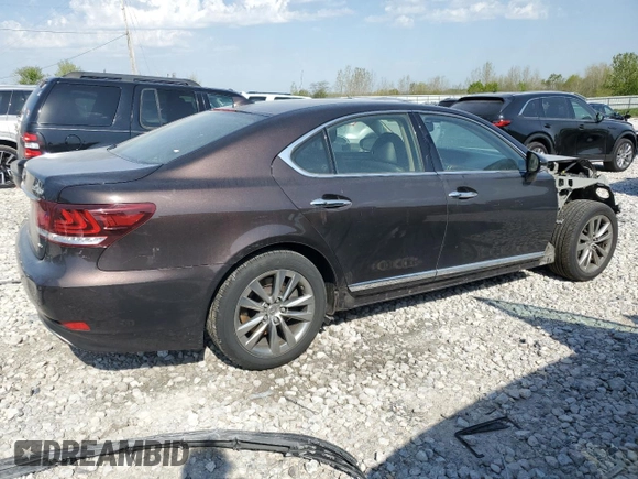 2016 Lexus LS 460 with VIN JTHCL5EF2G5026822, listed as a Copart auction lot 54419325 with 84,132 mi miles and Clean title. Bid and sale history available at DreamBid. Image 3.