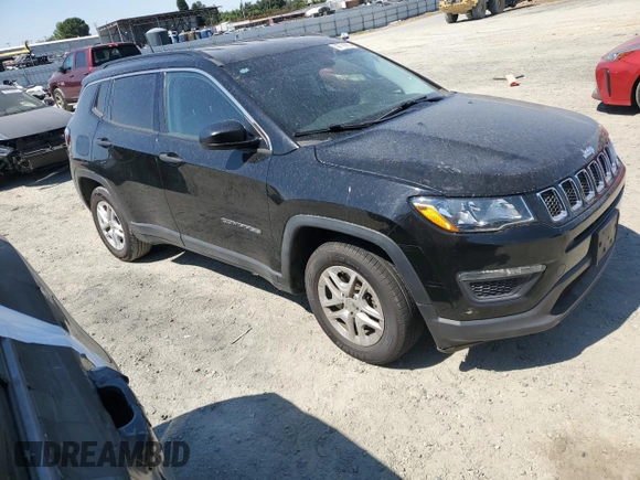 2021 Jeep Compass Sport с VIN 3C4NJCAB8MT545909, выставлен на аукционе Copart как лот 59778355 с пробегом 71 029 миль миль и Списание • Salvage title. История ставок и продаж доступна на DreamBid. Изображение 4.
