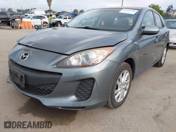 2012 Mazda Mazda3 i Touring with VIN JM1BL1L84C1671872, listed as a IAAI auction lot 42116842 with 85,343 mi miles. Bid and sale history available at carsss.com. Image 2.