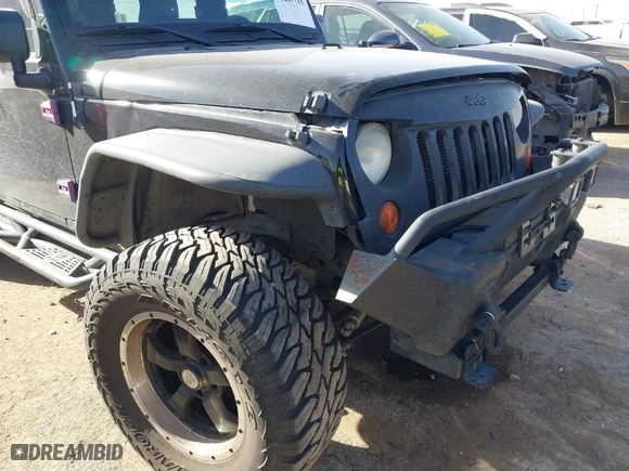 2013 Jeep Wrangler Unlimited Sport with VIN 1C4BJWDG9DL569109, listed as a IAAI auction lot 41207715 with 120,800 mi miles. Bid and sale history available at carsss.com. Image 6.