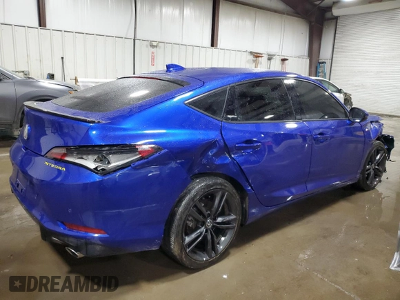 2025 Acura Integra Technology z VIN 19UDE4H62SA006190, wystawiony jako Copart lot #43175345 z przebiegiem 11 576 mil mil oraz Szkoda całkowita • Salvage title. Historia ofert i sprzedaży dostępna na DreamBid. Obrazek 3.