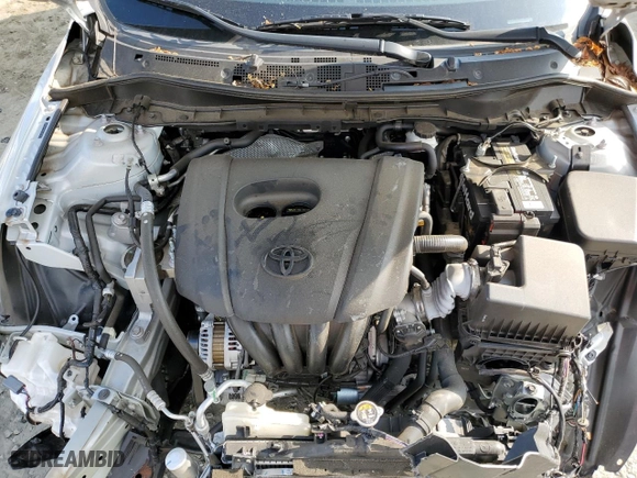 2019 Toyota Yaris Sedan L with VIN 3MYDLBYV2KY527973, listed as a Copart auction lot 68117544 with 27,887 mi miles and Salvage Title. Bid and sale history available at carsss.com. Image 12.