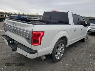 2016 Ford F-150 XLT with VIN 1FTEW1EG8GFD55215, listed as a Copart auction lot 50826595 with 187,716 mi miles and Salvage Title. Bid and sale history available at carsss.com. Image 3.