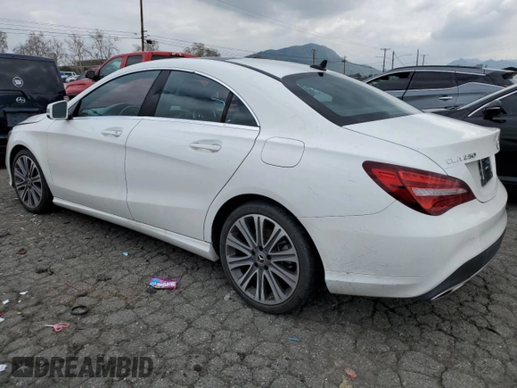 2019 Mercedes-Benz CLA with VIN WDDSJ4GB0KN761319, listed as a Copart auction lot 45034353 with 46,156 mi miles. Bid and sale history available at carsss.com. Image 2.