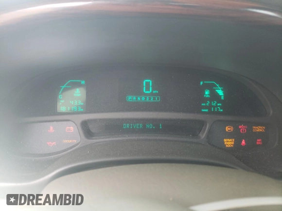 2003 Cadillac DeVille with VIN 1G6KD54YX3U219512, listed as a Copart auction lot 50342675 with 181,193 mi miles and Salvage Title. Bid and sale history available at carsss.com. Image 9.