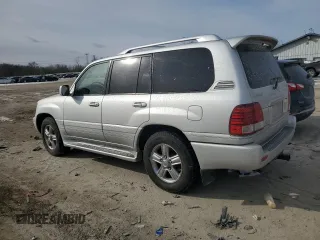 2006 Lexus LX 470 z VIN JTJHT00W964006862, wystawiony jako Copart lot #45719875 z przebiegiem 197 785 mil mil oraz Szkoda całkowita • Salvage title. Historia ofert i sprzedaży dostępna na DreamBid. Obrazek 2.