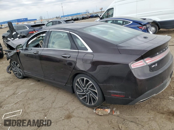 2020 Lincoln MKZ Reserve with VIN 3LN6L5F95LR609041, listed as a Copart auction lot 53753615 with 53,131 mi miles and Salvage Title. Bid and sale history available at DreamBid. Image 2.