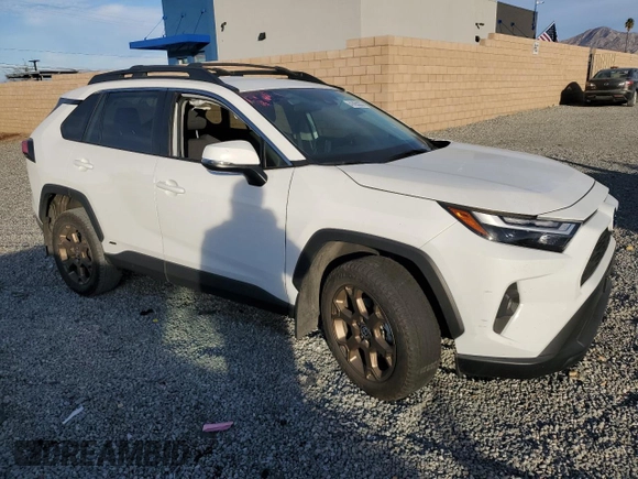 2023 Toyota RAV4 Hybrid XLE with VIN 2T3UWRFV2PW175511, listed as a Copart auction lot 41455235 with 17,378 mi miles and Salvage Title. Bid and sale history available at carsss.com. Image 4.