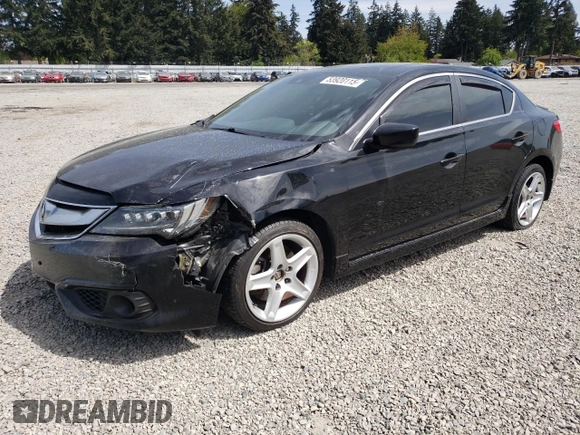 2017 Acura ILX Premium with VIN 19UDE2F81HA008725, listed as a Copart auction lot 53920115 with 92,181 mi miles and Salvage title. Bid and sale history available at DreamBid. Image 1.