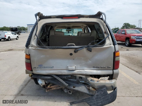 2003 Chevrolet Suburban LT with VIN 1GNFK16Z53J135125, listed as a Copart auction lot 81666104 with NaN miles and Salvage Title. Bid and sale history available at carsss.com. Image 6.