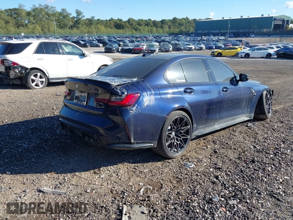 2023 BMW M3 Competition xDrive with VIN WBS43AY07PFP72790, listed as a IAAI auction lot 40524182 with 1,699 mi miles and . Bid and sale history available at DreamBid. Image 4.