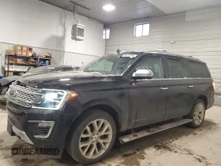 2018 Ford Expedition Max Platinum with VIN 1FMJK1MT4JEA64566, listed as a Copart auction lot 84215404 with 112,938 mi miles and Salvage title. Bid and sale history available at DreamBid. Image 1.