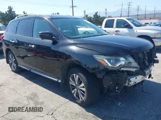 2017 Nissan Pathfinder SL with VIN 5N1DR2MN9HC912818, listed as a IAAI auction lot 42393651 with 59,113 mi miles and . Bid and sale history available at DreamBid. Image 1.