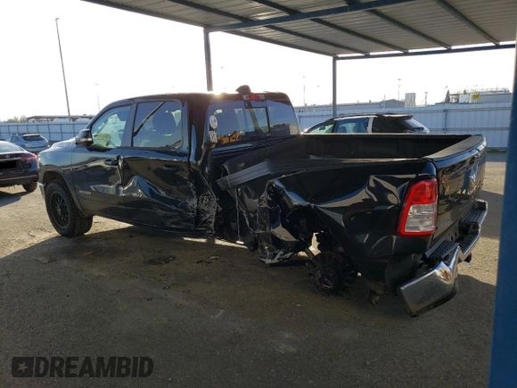 2022 Ram 1500 Big Horn z VIN 1C6SRFMT1NN327594, wystawiony jako Copart lot #41507315 z przebiegiem 52 343 mil mil oraz Szkoda całkowita • Salvage title. Historia ofert i sprzedaży dostępna na DreamBid. Obrazek 2.