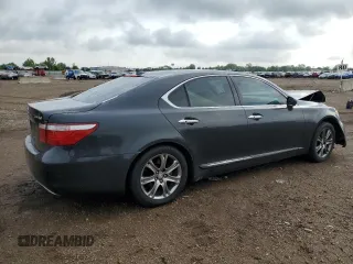2008 Lexus LS 460 with VIN JTHBL46FX85054681, listed as a Copart auction lot 61207375 with 174,753 mi miles and Salvage title. Bid and sale history available at DreamBid. Image 3.