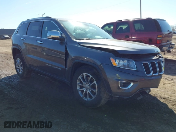 2015 Jeep Grand Cherokee Limited with VIN 1C4RJFBG0FC713456, listed as a IAAI auction lot 41751088 with 55,196 mi miles. Bid and sale history available at carsss.com. Image 1.