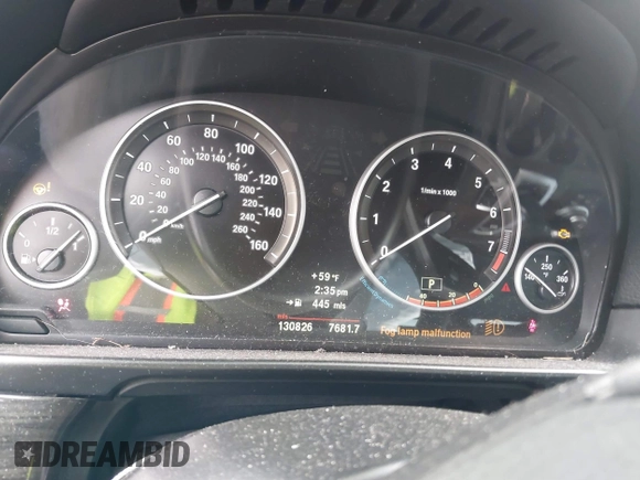2013 BMW 5 Series 528i with VIN WBAXG5C5XDD229845, listed as a IAAI auction lot 41457088 with 130,826 mi miles and . Bid and sale history available at carsss.com. Image 7.