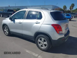 2016 Chevrolet Trax LT with VIN KL7CJLSB5GB689149, listed as a IAAI auction lot 42192237 with 158,935 mi miles and . Bid and sale history available at DreamBid. Image 3.