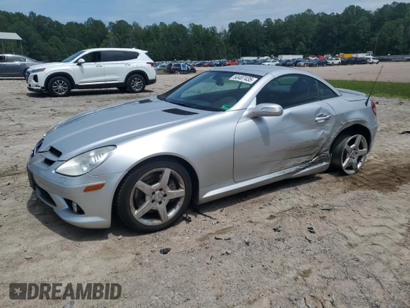 2007 Mercedes-Benz SLK 350 z VIN WDBWK56F27F169391, wystawiony jako Copart lot #60407435 z przebiegiem 193 077 mil mil oraz Szkoda całkowita • Salvage title. Historia ofert i sprzedaży dostępna na DreamBid. Obrazek 1.