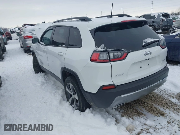 2022 Jeep Cherokee Limited with VIN 1C4PJMDN1ND524332, listed as a IAAI auction lot 41261859 with 30,970 mi miles and . Bid and sale history available at DreamBid. Image 3.