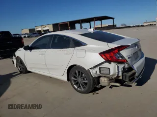 2021 Honda Civic Sedan EX with VIN 2HGFC1F36MH703582, listed as a Copart auction lot 47260765 with 33,673 mi miles and Salvage Title. Bid and sale history available at carsss.com. Image 2.