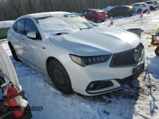 2019 Acura TLX w/A-Spec Pkg with VIN 19UUB1F65KA800563, listed as a Copart auction lot 85229764 with 0 mi miles and Clean Title. Bid and sale history available at carsss.com. Image 4.