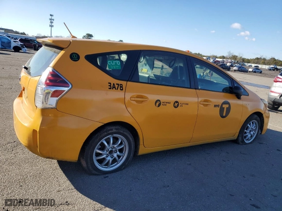 2017 Toyota Prius v Two with VIN JTDZN3EU5HJ063798, listed as a Copart auction lot 45392885 with 366,494 mi miles and Clean Title. Bid and sale history available at carsss.com. Image 3.