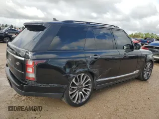 2016 Land Rover Range Rover Autobiography with VIN SALGV2EF7GA300589, listed as a Copart auction lot 63812674 with 78,075 mi miles and Salvage Title. Bid and sale history available at DreamBid. Image 3.
