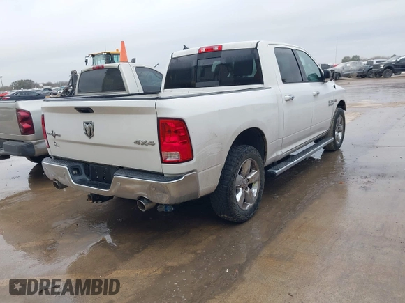 2015 Ram 1500 Big Horn with VIN 1C6RR7LT5FS642438, listed as a IAAI auction lot 41613125 with 217,079 mi miles and . Bid and sale history available at DreamBid. Image 4.