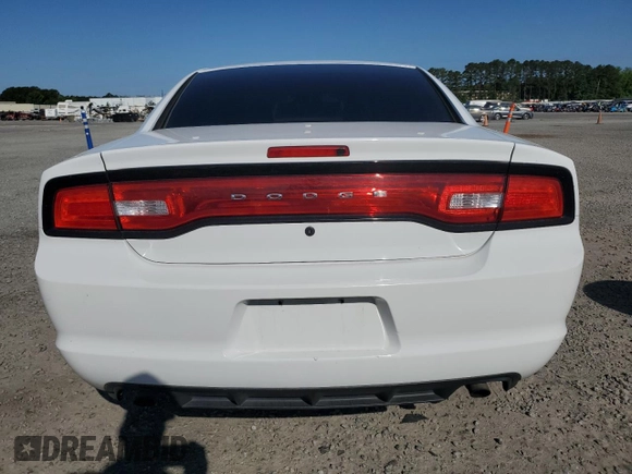 2014 Dodge Charger Police with VIN 2C3CDXAT8EH203468, listed as a Copart auction lot 55890735 with 119,327 mi miles and Salvage title. Bid and sale history available at DreamBid. Image 6.