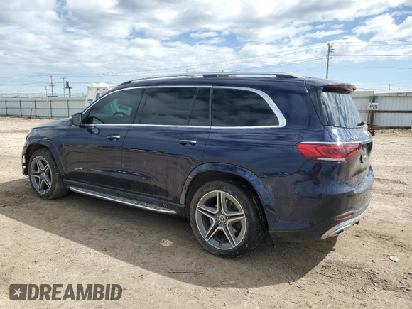 2022 Mercedes-Benz GLS 450 with VIN 4JGFF5KE2NA805414, listed as a Copart auction lot 50157484 with 18,903 mi miles and Salvage Title. Bid and sale history available at DreamBid. Image 2.
