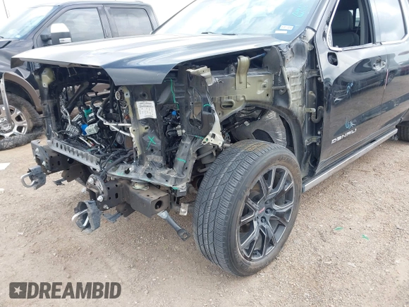 2022 GMC Sierra 1500 Denali with VIN 3GTU9FEL2NG156072, listed as a IAAI auction lot 42116628 with Not provided miles and . Bid and sale history available at DreamBid. Image 6.