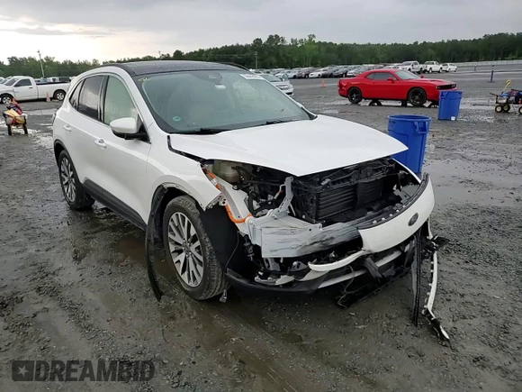 2020 Ford Escape Titanium Hybrid с VIN 1FMCU0DZ7LUA84837, выставлен на аукционе Copart как лот 59442955 с пробегом 53 258 миль миль и Списание • Salvage title. История ставок и продаж доступна на DreamBid. Изображение 14.