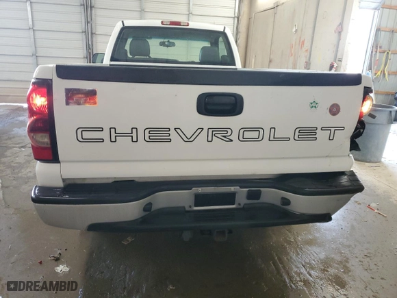 2006 Chevrolet Silverado 1500 Work Truck with VIN 3GCEC14X86G258958, listed as a Copart auction lot 52759495 with 87,876 mi miles and Salvage Title. Bid and sale history available at carsss.com. Image 6.