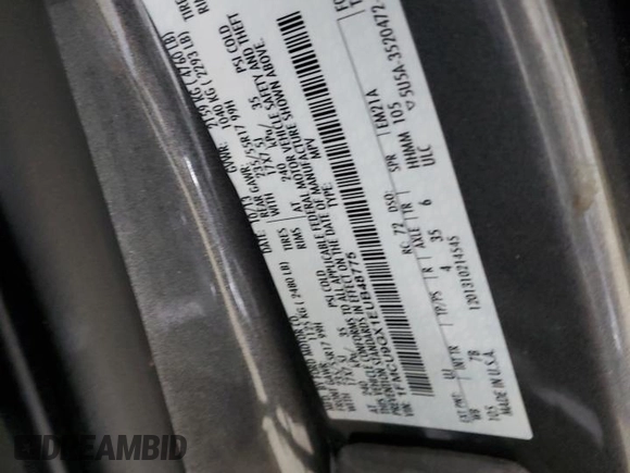 2014 Ford Escape SE with VIN 1FMCU9GX1EUB48775, listed as a Copart auction lot 47102175 with 0 mi miles and Salvage Title. Bid and sale history available at carsss.com. Image 13.